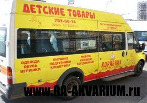 Реклама на транспорте в Московской области