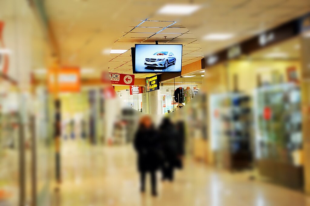 Реклама на экранах в торговых центрах в Королеве